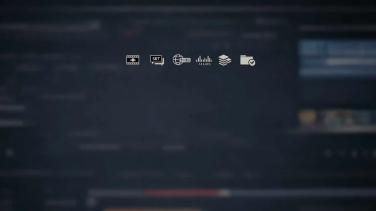 Checklist de entrega de vídeo a cliente: exportación, subtítulos, traducciones, lufs, stems y control de versiones (sin dramas) 1 Checklist entrega vídeo a cliente